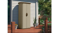 Suncast 20 Cu. Ft. Vertical Blowmolded Storage Shed