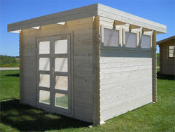 Moderna 10 x 10 Wood Storage Shed Kit