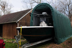 Rhino RV/Boat Garage Round 14'Wx36'Lx15'H