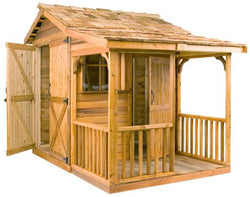 Bunkie Cedar Wood Shed Kit