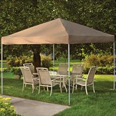 Shelterlogic 10x10 Straight Leg Pop-up Canopy, White Cover, Black Roller Bag