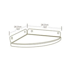 Lifetime Corner Shelving Kit for Lifetime Sheds - 2 Pack