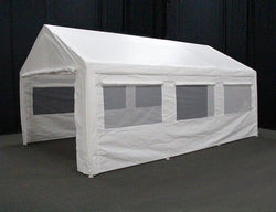 King Canopy 12 x 20 Side Wall Kit with 2 Zippered Ends, 2 Sides w/Flaps & Bug Screen Windows, 50 Ball Bungees