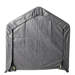 ShelterLogic 6x6x6' Peak Style Storage Shed, 1-3/8" Frame, Grey Cover