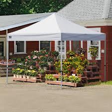 Shelterlogic 10x10 Alumi-Max Pop-up Canopy, White Cover, Roller Bag