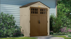 Suncast 92 Cu. Ft. Sierra 6 x 3 Storage Shed, 1 Per Pallet