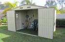 Duramax 8x6 StoreAll Vinyl Shed with Foundation Kit