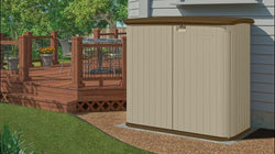 Suncast 32 Cu. Ft. Horizontal Blowmolded Storage Shed