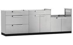 NewAge Outdoor Kitchen - 3 PC Outdoor Kitchen Set in Stainless Steel