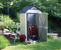 Arrow 4x4 Designer™ Metro Steel Shed Kit w/ Flooring