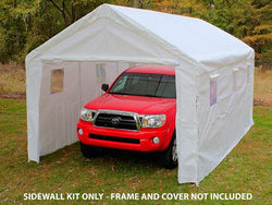 King Canopy 10 x 13 Sidewall Kit Plain - 2 Zippered End walls and Bungees - Fits C81013PC