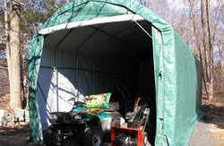 Rhino 12x28x12 Barn Style Portable Storage Shed