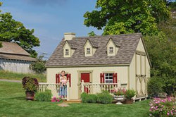 Large Cape Cod Playhouse Kit 10' x 12'