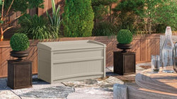 Suncast 50 Gallon Deck Box With Seat