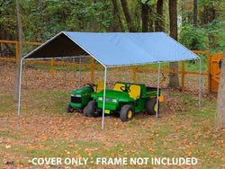 King Canopy 12 x 20 Tarp (w/out drawstrings) – Silver