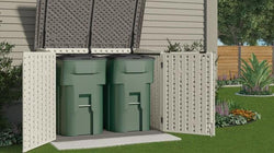 Suncast 70 Cu. Ft. The Stow-Away Horizontal Shed