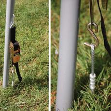 ShelterLogic 4 Pcs 30" EasyHook Ratchet Anchor