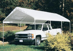 King Canopy A-Frame Universal Canopy - 10' x 20' x 9'9" - 8 Legs -  Fitted Cover w/ Drawstring - White