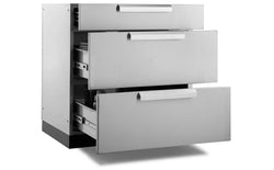 NewAge Outdoor Kitchen - 3-Drawer Cabinet in Stainless Steel